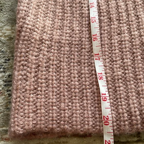 Anthropologie Dusty Pink Puff Sleeve Buttoned Cardigan - Picture 10 of 10